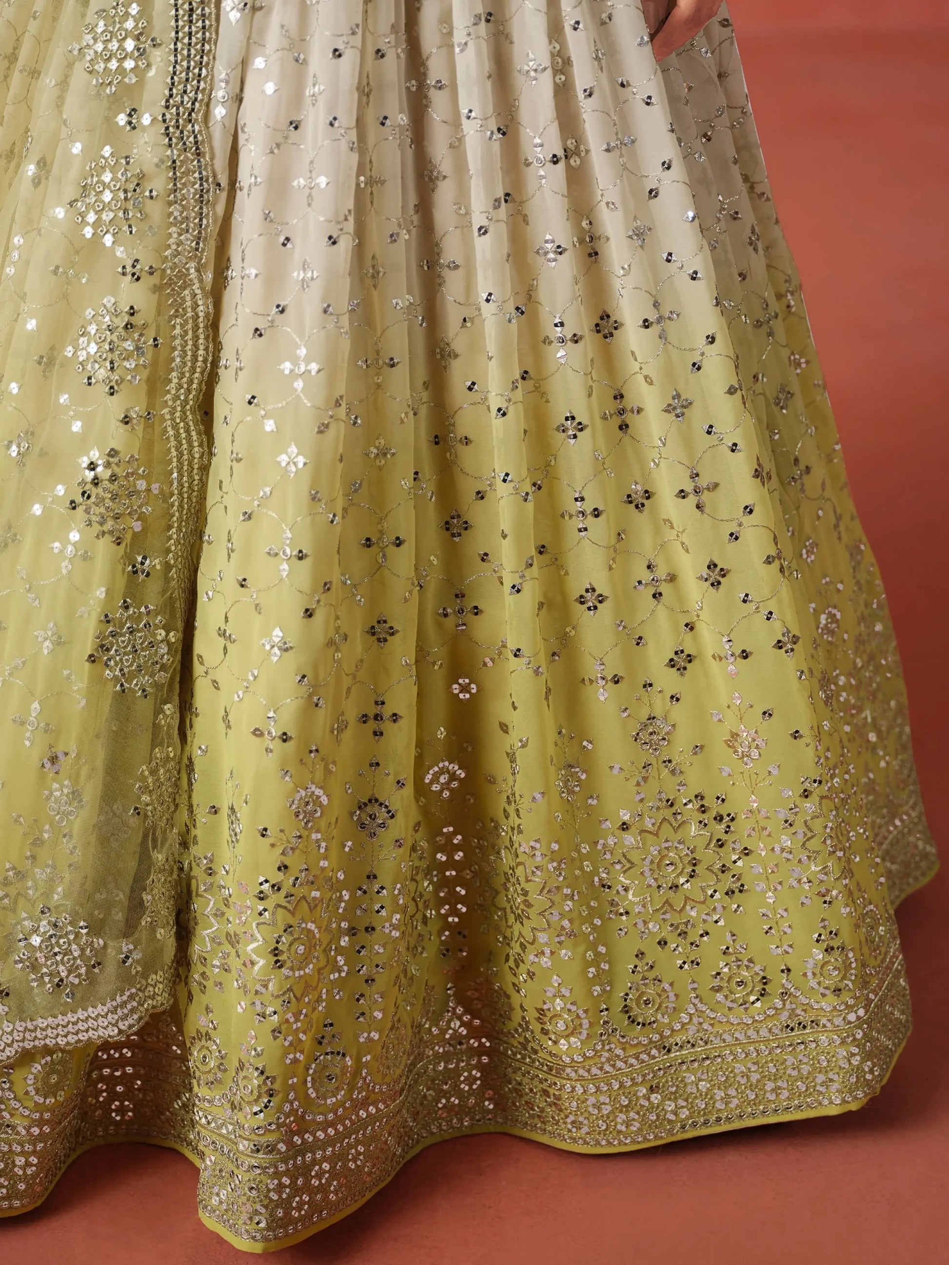Incredible Yellow Zari Embroidery Designer Lehenga Choli - Zeel Clothing