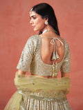 Incredible Yellow Zari Embroidery Designer Lehenga Choli - Zeel Clothing