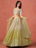 Incredible Yellow Zari Embroidery Designer Lehenga Choli - Zeel Clothing