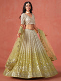 Incredible Yellow Zari Embroidery Designer Lehenga Choli - Zeel Clothing