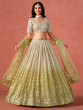 Incredible Yellow Zari Embroidery Designer Lehenga Choli - Zeel Clothing