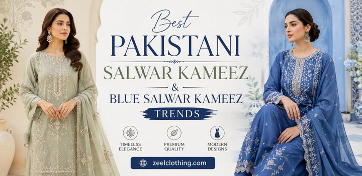 Pakistani Salwar Kameez and Blue Salwar Kameez Trends
