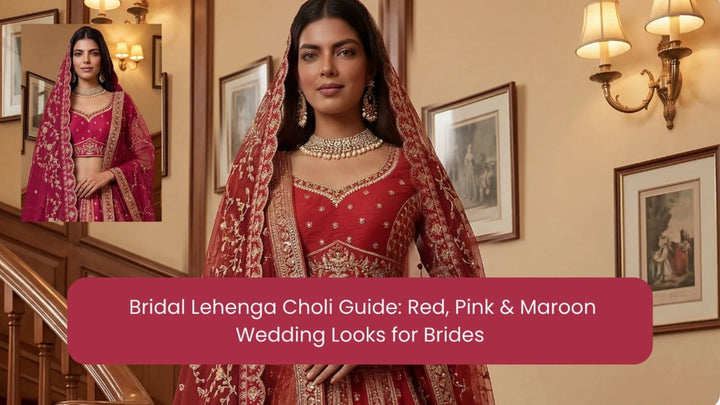 Bridal Lehenga Choli Guide: Red, Pink & Maroon Wedding Looks for Brides