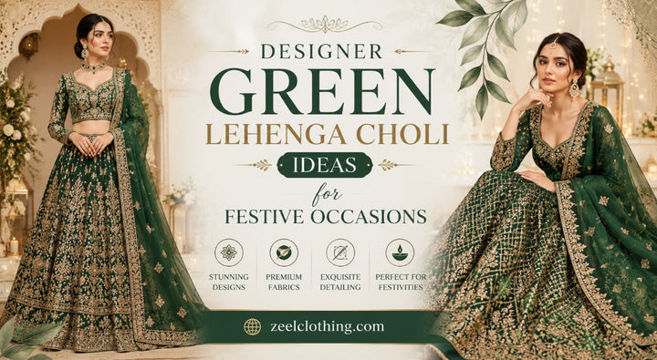 Designer Green Lehenga Choli Ideas for Festive Occasions