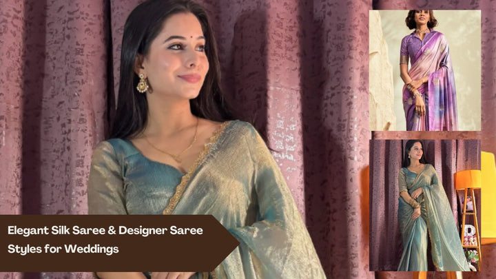 Elegant Silk Saree & Designer Saree Styles for Weddings