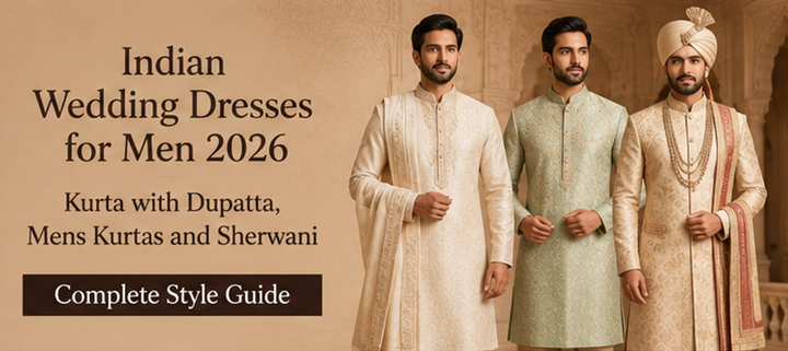 Indian Wedding Dresses for Men 2026 - Zeel Clothing
