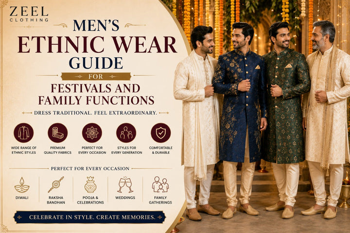 Men's Ethnic Wear Guide for Festivals and Family Functions