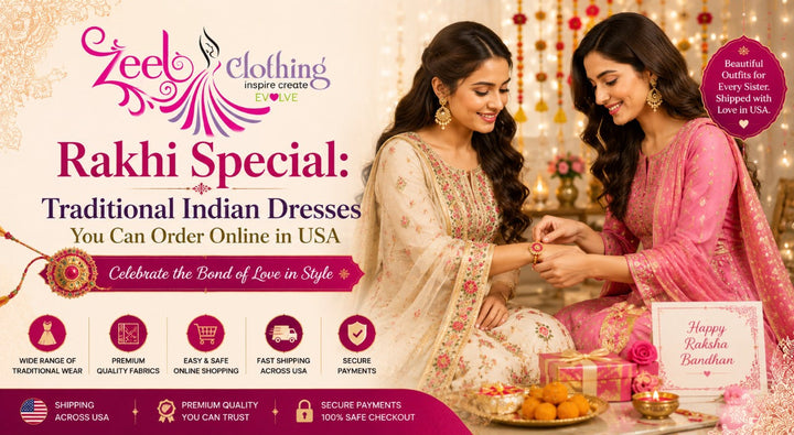 Rakhi Special: Traditional Indian Dresses You Can Order Online in USA