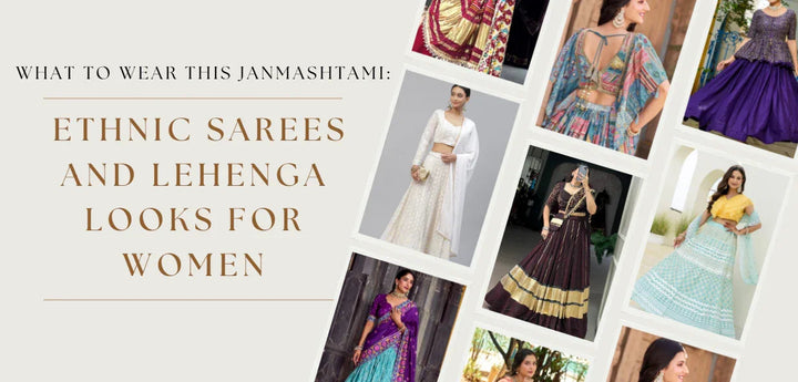 What to Wear This Janmashtami: Ethnic Sarees and Lehenga Looks for Women