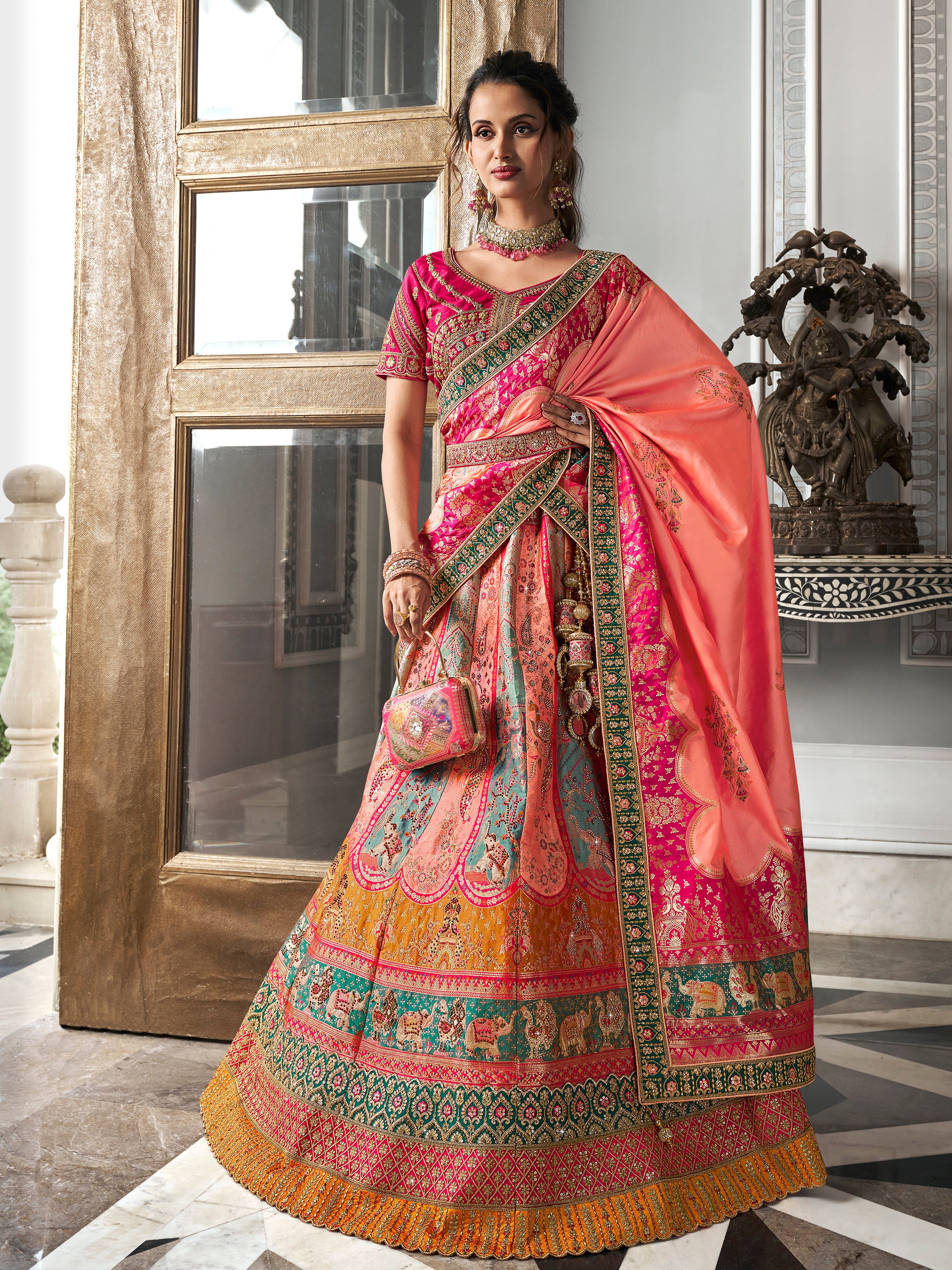 Banarasi silk choli store