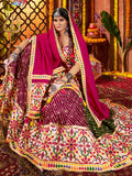 Splendid Multi-Color Thread Embroidery Cotton Navratri Special Lehenga Choli