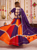 Lavish Multi-Color Lace Work Cotton Traditional Lehenga Choli With Dupatta