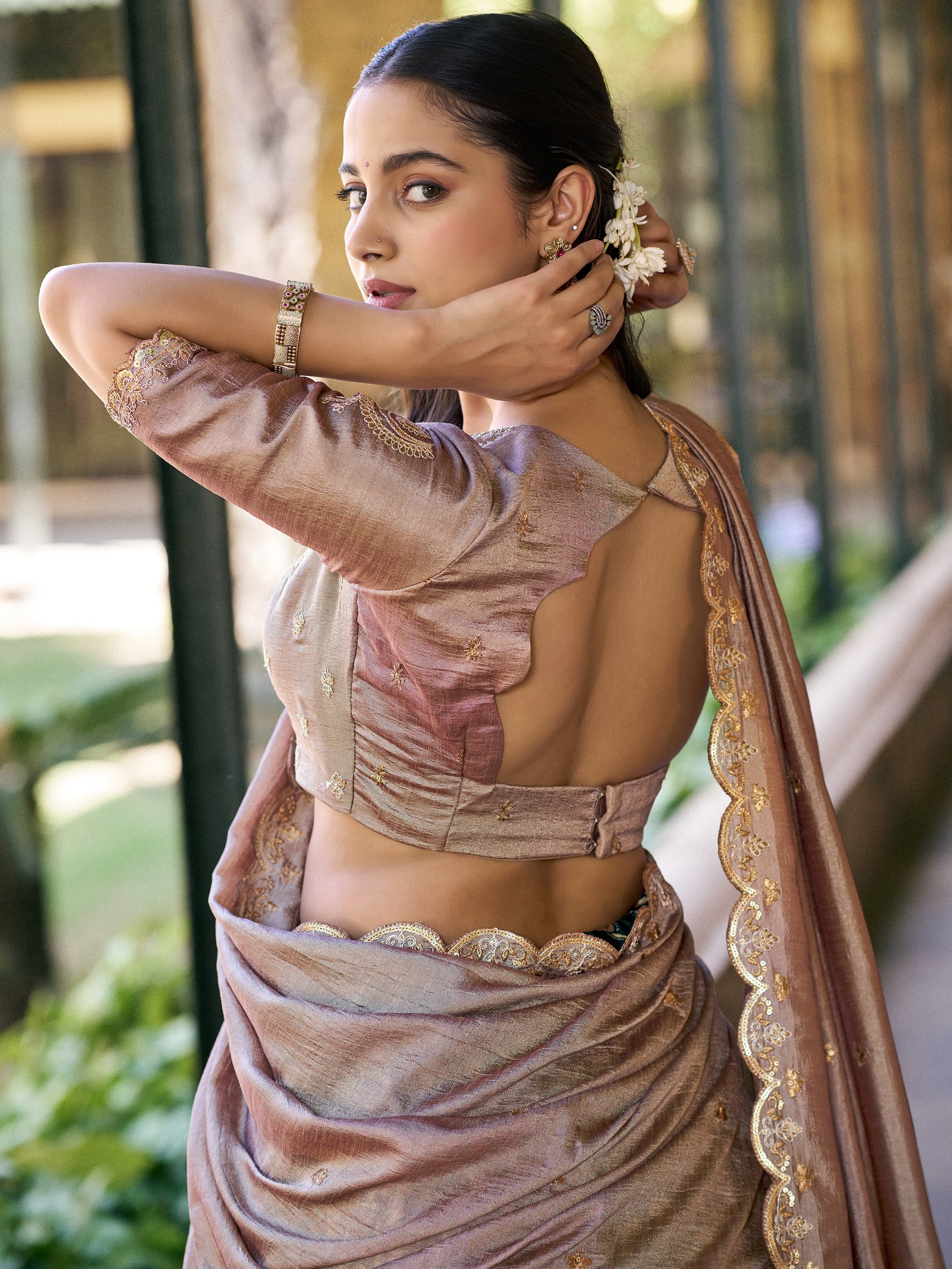 Glowing Dark Green Floral Printed Silk Function  Wear Lehenga Choli With Dupatta