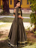 Exquisite Grey Zari Weaving Cotton Lehenga Choli With Dupatta