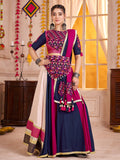 Adorable Multi-Color Lace Border Cotton Traditional Lehenga Choli
