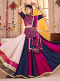 Adorable Multi-Color Lace Border Cotton Traditional Lehenga Choli