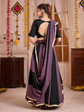 Precious Black Cotton Navratri Wear Lehenga With Kutchi Patch Work Choli