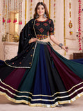 Marvelous Multi-Color Cotton Lehenga With Multi Thread Work Blouse