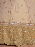Elegant Gold Embroidered Tissue Wedding Wear Lehenga Choli With Dupatta