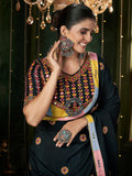 Incredible Multi-Color Mirror Work Cotton Navratri Lehenga Choli With Dupatta