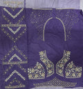 Alluring Purple Thread Embroidery Net Wedding Lehenga Choli