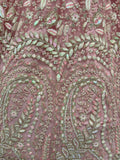 Bewitching Pink Dori Work Net Engagement Wear Lehenga Choli With Dupatta