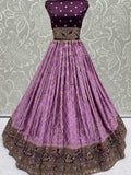 Bewitching Pink Zari Weaving Georgette Function Wear Lehenga Choli With Dupatta