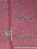 Tremendous Pink Dori Embroidery Net Bridesmaid Lehenga Choli