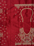 Fantastic Red Dori Embroidery Silk Bridal Lehenga Choli With Double Dupatta