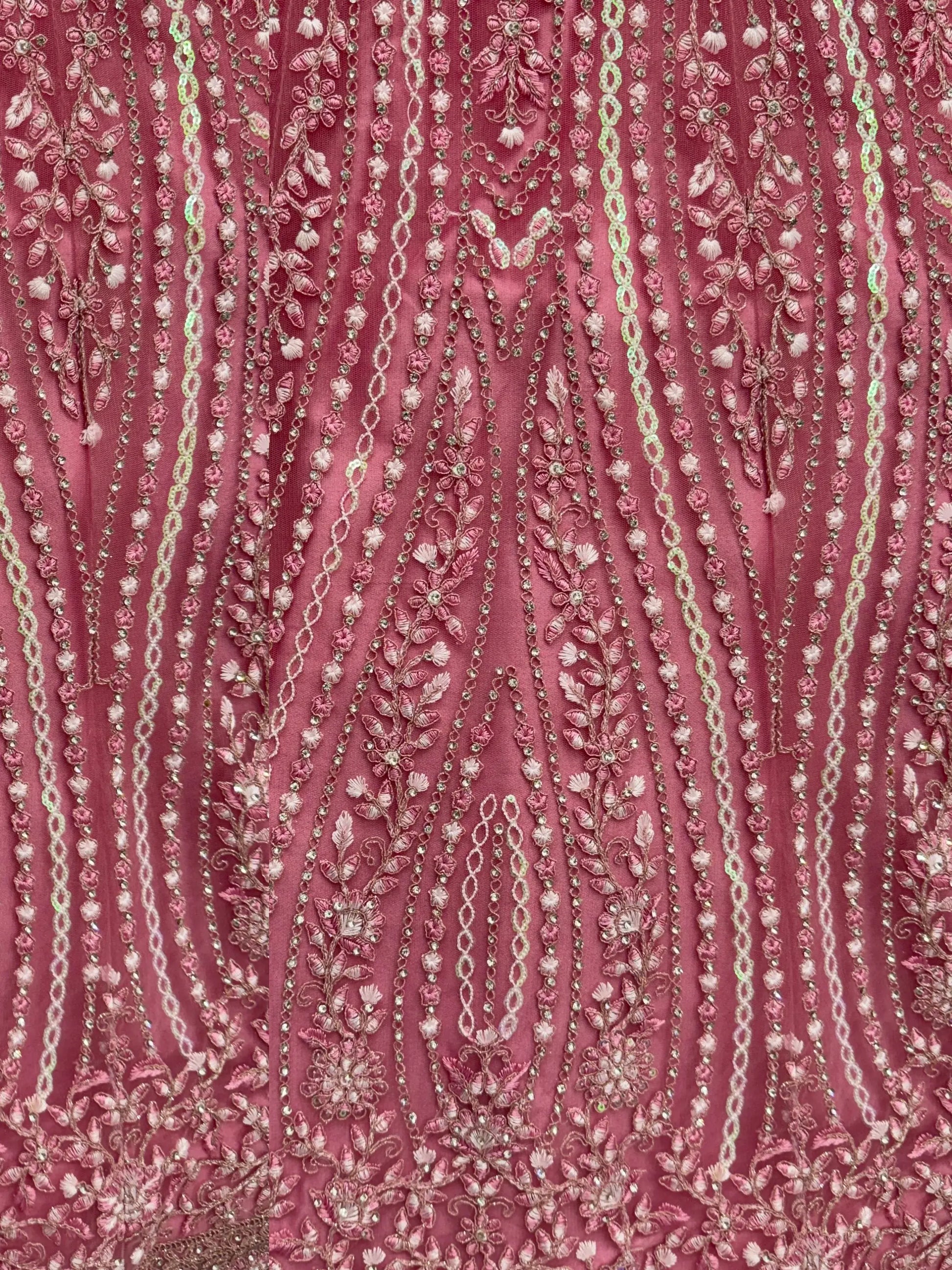 Wonderful Pink Dori Embroidery Silk Engagement Wear Lehenga With Blouse