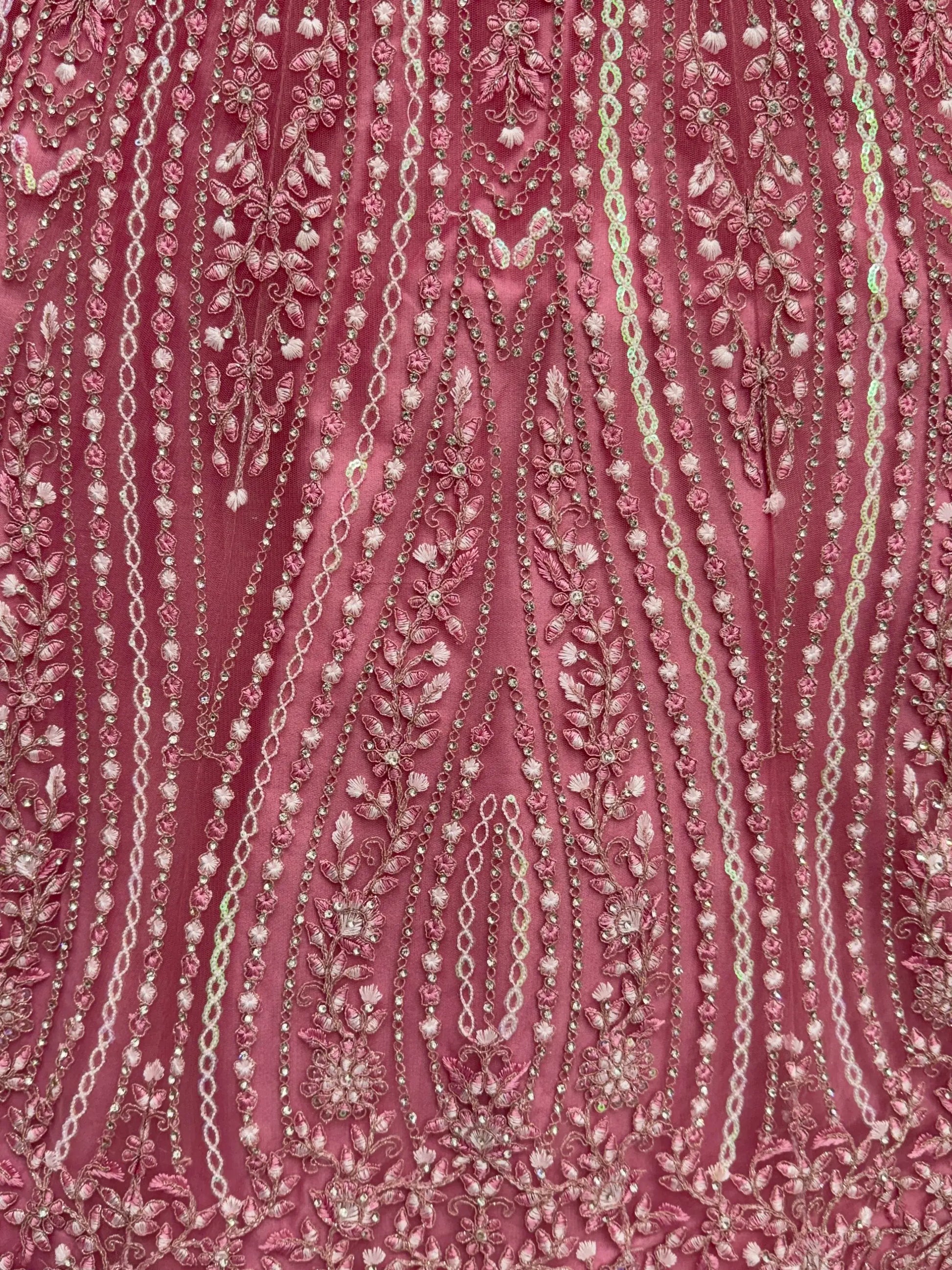 Wonderful Pink Dori Embroidery Silk Engagement Wear Lehenga With Blouse