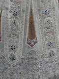 Gorgeous White Thread Work Net Sangeet Wear Lehenga With Blouse