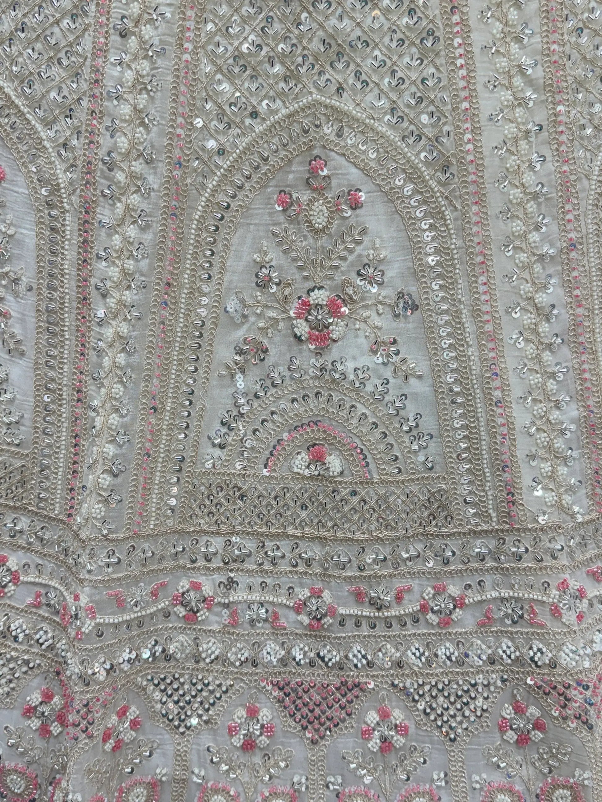 Beautiful White Heavy Embroidered Satin Sangeet Wear Lehenga Choli With Dupatta