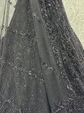 Sensational Black Heavy Embroidered Net Party Wear Lehenga Choli With Dupatta