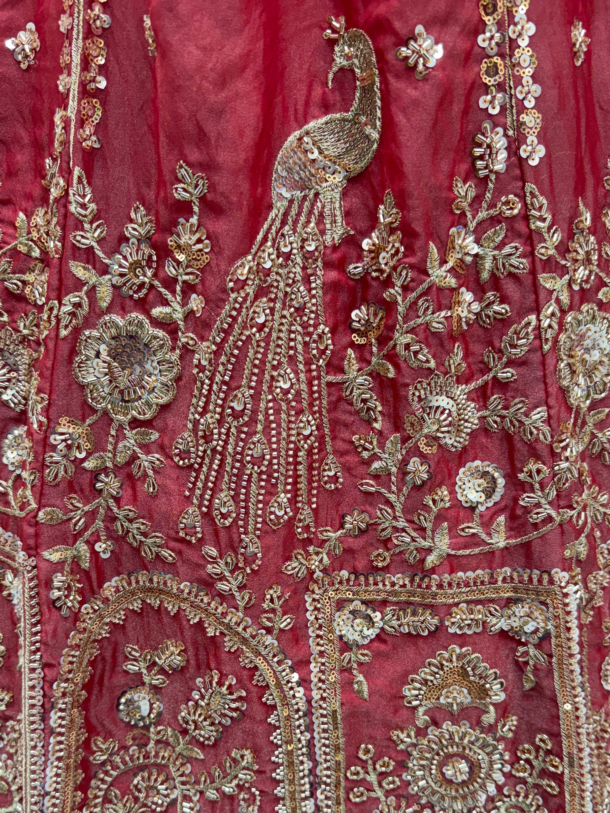 Awesome Dusty Pink Zari Embroidered Silk Bridesmaid Lehenga Choli