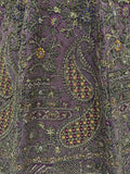 Fantastic Mauve Zari Embroidered  Net Bridesmaid Lehenga Choli With Dupatta