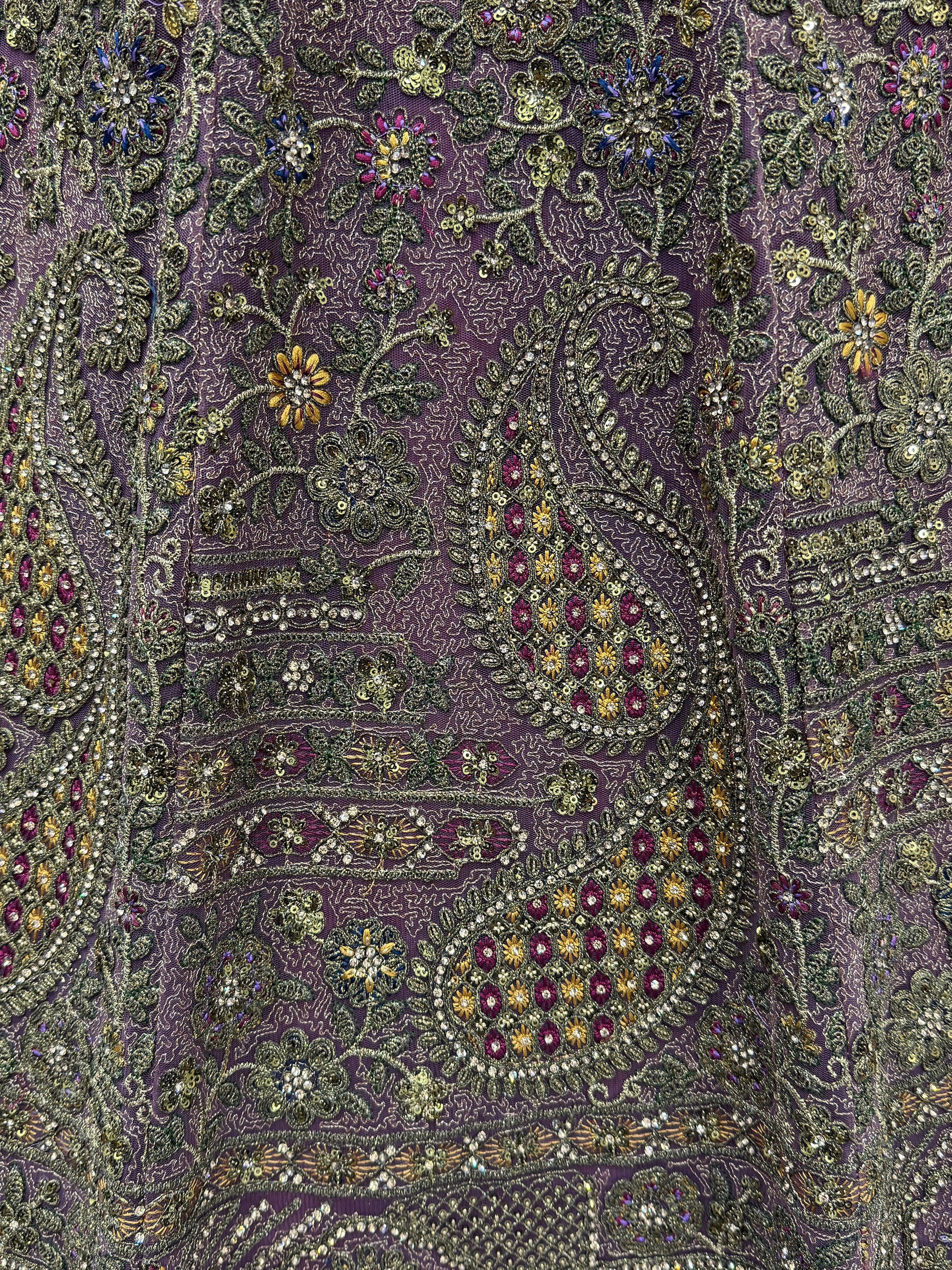 Fantastic Mauve Zari Embroidered  Net Bridesmaid Lehenga Choli With Dupatta