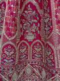 Precious Pink Zari Work Silk Bridal Lehenga Choli With Double Dupatta