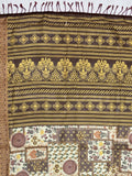 Majestic Brown Dori-Work Silk Daily Wear Saree With Blouse