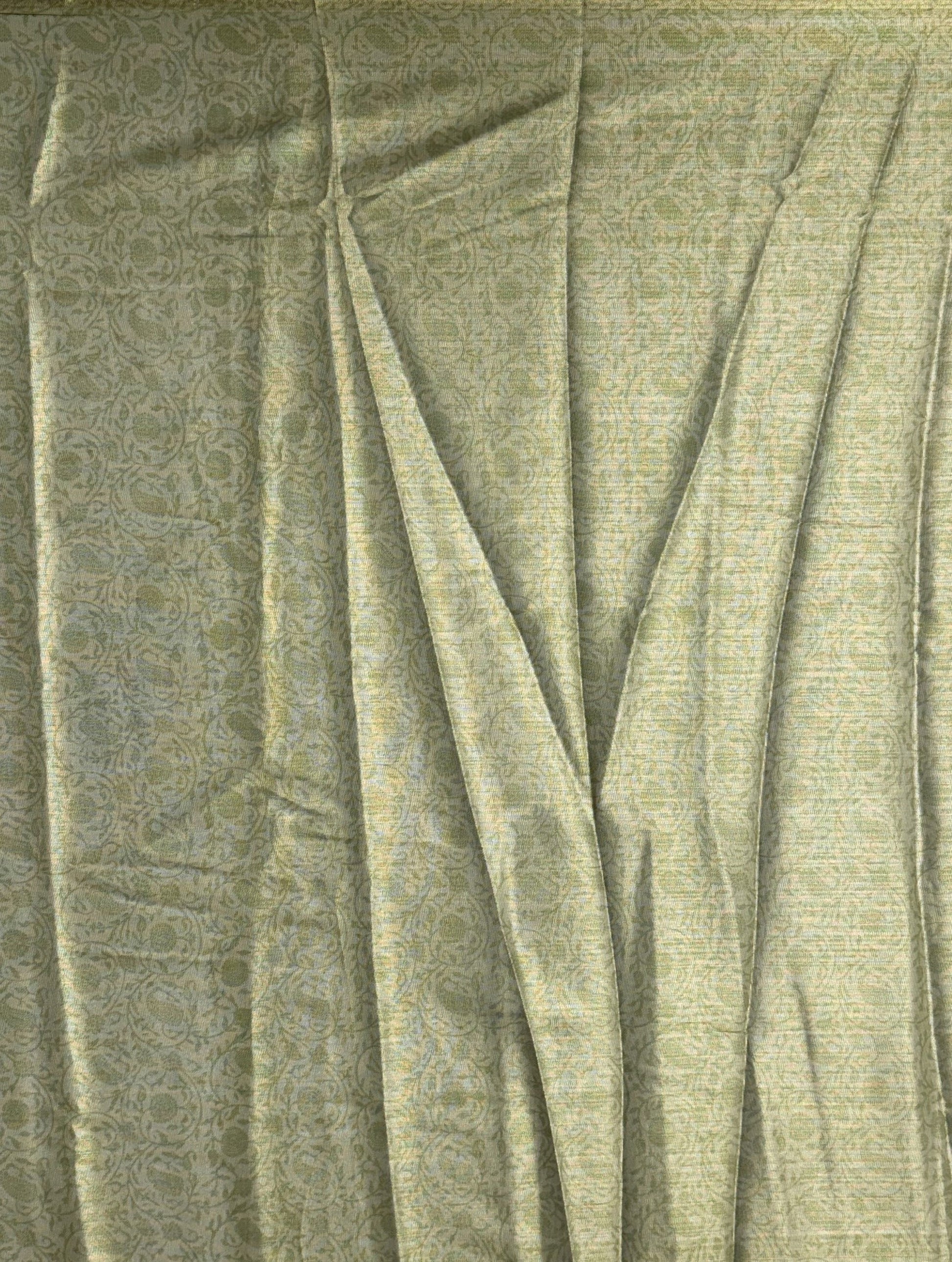 Fabulous Beige Dori Work Silk Festival Wear Saree With Blouse