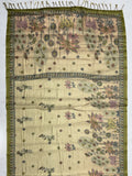 Fabulous Beige Dori Work Silk Festival Wear Saree With Blouse