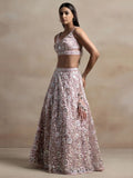 Wonderful Pink Sequins Net Party Wear Lehenga Choli With Dupatta