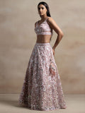 Wonderful Pink Sequins Net Party Wear Lehenga Choli With Dupatta