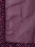 Alluring Purple Embroidered Net Reception Wear Lehenga Choli With Dupatta