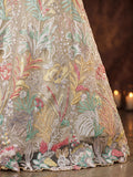 Charming Off-White Sequin Net Wedding Wear Lehenga Choli With Dupatta
