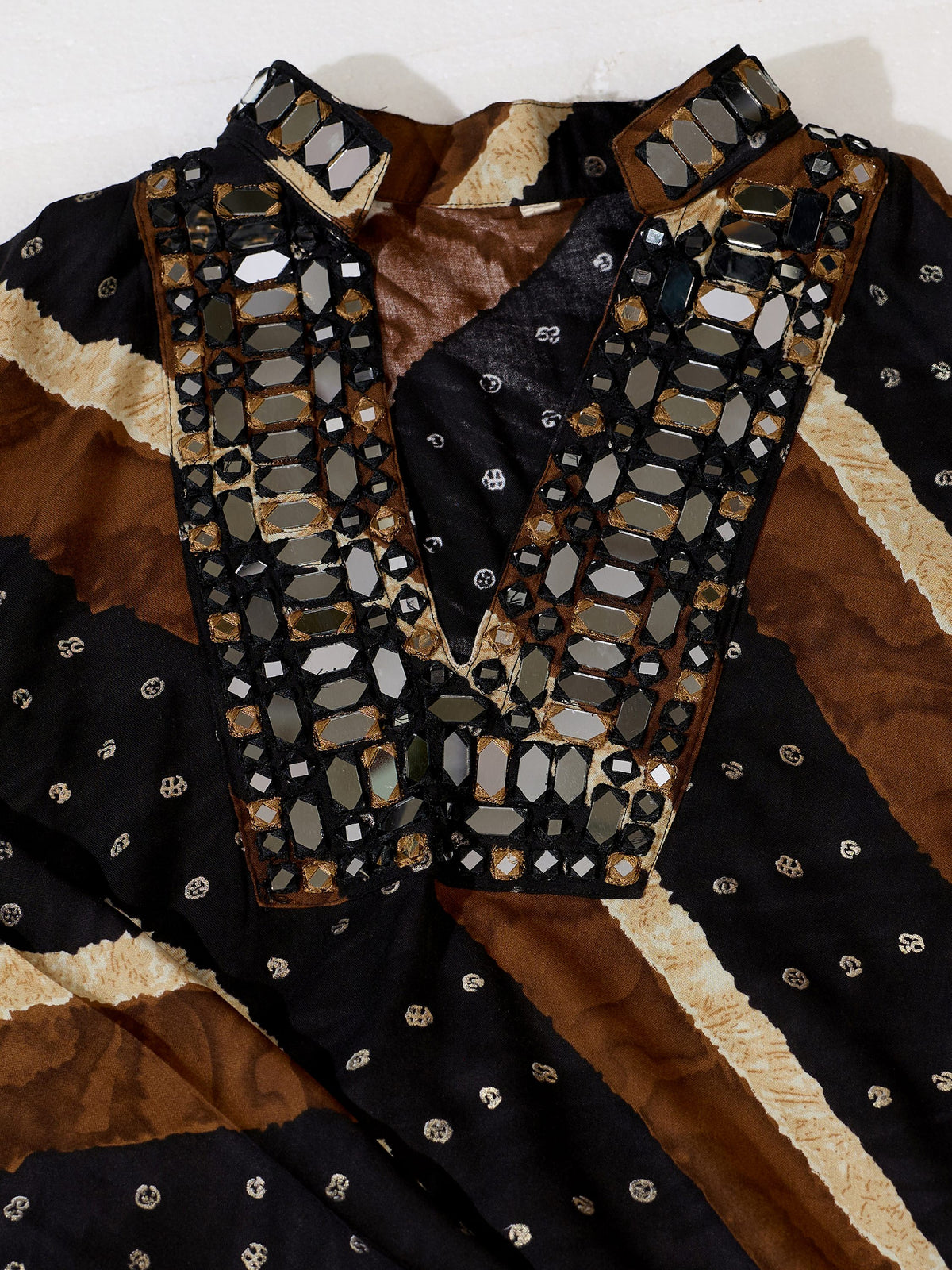 Classic Black Embroidered Rayon Festive Wear Men’s Kurta