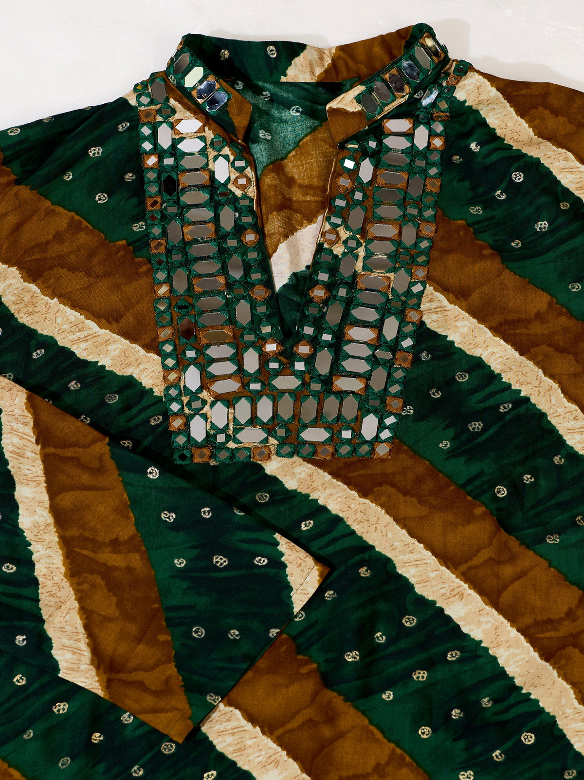 Artistic Green Embroidered Rayon Festive Wear Men’s Kurta