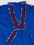 Charming Blue Embroidered Rayon Navratri Wear Men’s Kurta