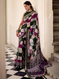 delightful Green Digital Printed Polyester Office Wear Saree With Blouse