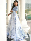 Lovely White Thread Work Sangeet Wear Lehenga Choli With Net Dupatta